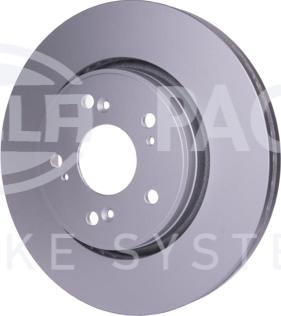 HELLA PAGID 8DD 355 129-061 - Тормозной диск autospares.lv