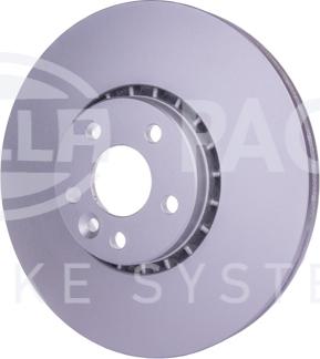 HELLA PAGID 8DD 355 129-141 - Тормозной диск autospares.lv