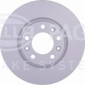 HELLA PAGID 8DD 355 129-261 - Тормозной диск autospares.lv