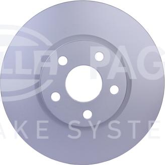 HELLA PAGID 8DD 355 125-511 - Тормозной диск autospares.lv