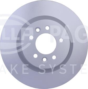 HELLA PAGID 8DD 355 125-251 - Тормозной диск autospares.lv