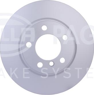 HELLA PAGID 8DD 355 126-291 - Тормозной диск autospares.lv