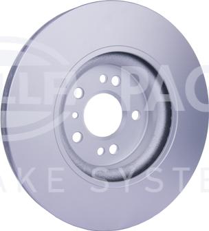 HELLA PAGID 8DD 355 128-581 - Тормозной диск autospares.lv