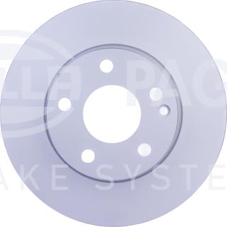 HELLA PAGID 8DD 355 128-261 - Тормозной диск autospares.lv