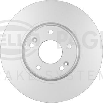 HELLA PAGID 8DD 355 122-501 - Тормозной диск autospares.lv