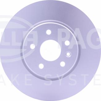 HELLA PAGID 8DD 355 122-851 - Тормозной диск autospares.lv