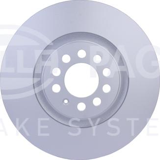 HELLA PAGID 8DD 355 127-441 - Тормозной диск autospares.lv