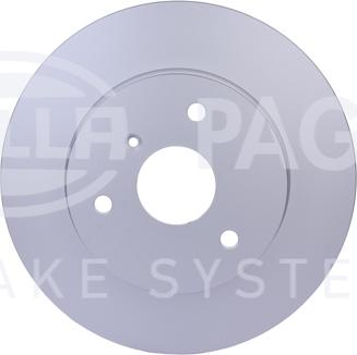 HELLA PAGID 8DD 355 127-411 - Тормозной диск autospares.lv