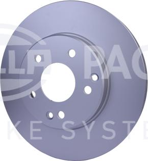 HELLA PAGID 8DD 355 127-551 - Тормозной диск autospares.lv