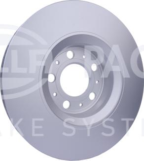 HELLA PAGID 8DD 355 127-531 - Тормозной диск autospares.lv