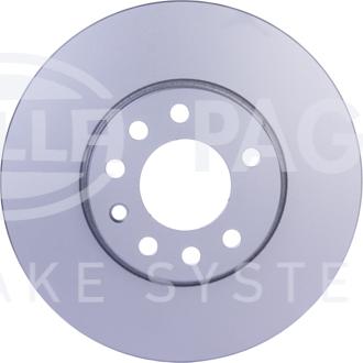 HELLA PAGID 8DD 355 127-841 - Тормозной диск autospares.lv