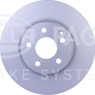 HELLA PAGID 8DD 355 127-771 - Тормозной диск autospares.lv