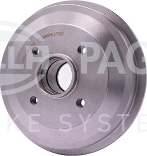 HELLA PAGID 8DT 355 300-591 - Тормозной барабан autospares.lv