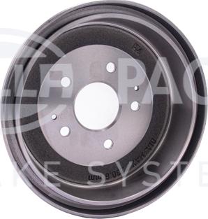 HELLA PAGID 8DT 355 301-121 - Тормозной барабан autospares.lv