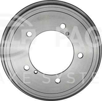 HELLA PAGID 8DT 355 303-171 - Тормозной барабан autospares.lv