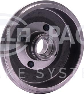 HELLA PAGID 8DT 355 302-891 - Тормозной барабан autospares.lv