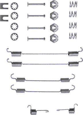 HELLA PAGID 8DZ 355 200-371 - Комплектующие, барабанный тормозной механизм autospares.lv