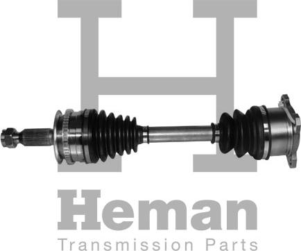 HEMAN TD88650 - Приводной вал autospares.lv