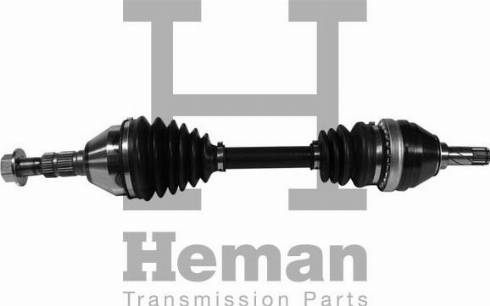 HEMAN TD76050 - Приводной вал autospares.lv