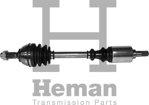 HEMAN TD70510 - Приводной вал autospares.lv