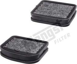 Hengst Filter E996LC - Фильтр воздуха в салоне autospares.lv