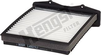 Hengst Filter E4921LI - Фильтр воздуха в салоне autospares.lv