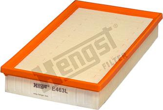 Hengst Filter E463L - Воздушный фильтр, двигатель autospares.lv