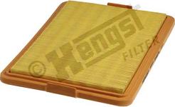 Hengst Filter E467L - Воздушный фильтр, двигатель autospares.lv