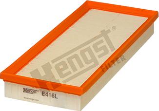 Hengst Filter E416L - Воздушный фильтр, двигатель autospares.lv