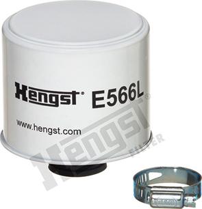 Hengst Filter E566L - Воздушный фильтр, двигатель autospares.lv