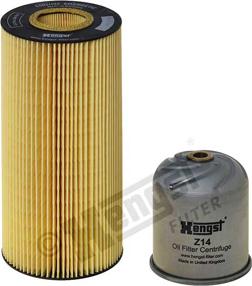 Hengst Filter E502H02 D121 - Масляный фильтр autospares.lv