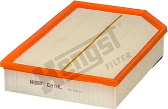 Hengst Filter E510L - Воздушный фильтр, двигатель autospares.lv