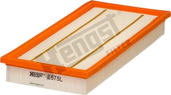 Hengst Filter E575L - Воздушный фильтр, двигатель autospares.lv