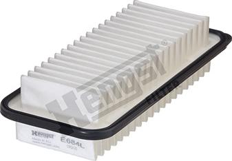 Hengst Filter E684L - Воздушный фильтр, двигатель autospares.lv