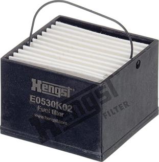 Hengst Filter E0530K02 - Топливный фильтр autospares.lv