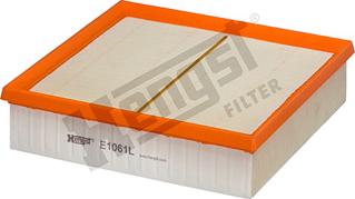 Hengst Filter E1061L - Воздушный фильтр, двигатель autospares.lv
