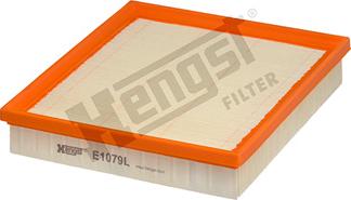 Hengst Filter E1079L - Воздушный фильтр, двигатель autospares.lv