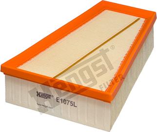 Hengst Filter E1075L - Воздушный фильтр, двигатель autospares.lv