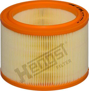 Hengst Filter E184L - Воздушный фильтр, двигатель autospares.lv
