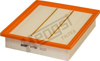 Hengst Filter E175L - Воздушный фильтр, двигатель autospares.lv