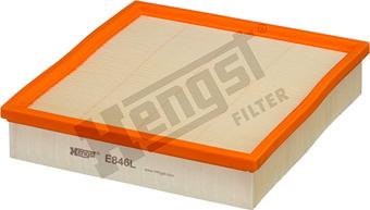 Hengst Filter E846L - Воздушный фильтр, двигатель autospares.lv