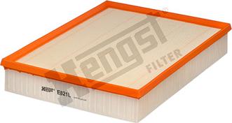 Hengst Filter E821L - Воздушный фильтр, двигатель autospares.lv