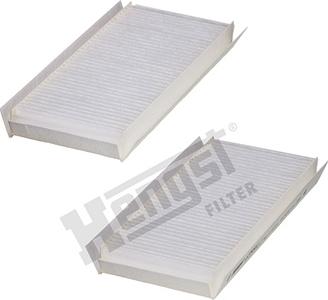 Hengst Filter E3991LI-2 - Фильтр воздуха в салоне autospares.lv