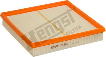 Hengst Filter E356L - Воздушный фильтр, двигатель autospares.lv