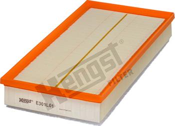 Hengst Filter E301L01 - Воздушный фильтр, двигатель autospares.lv