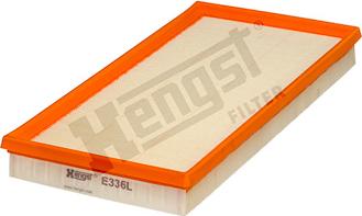 Hengst Filter E336L - Воздушный фильтр, двигатель autospares.lv