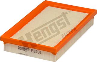 Hengst Filter E323L - Воздушный фильтр, двигатель autospares.lv