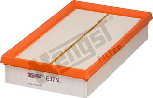 Hengst Filter E375L - Воздушный фильтр, двигатель autospares.lv