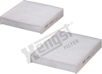 Hengst Filter E2967LI-2 - Фильтр воздуха в салоне autospares.lv