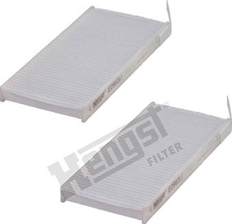 Hengst Filter E2982LI-2 - Фильтр воздуха в салоне autospares.lv